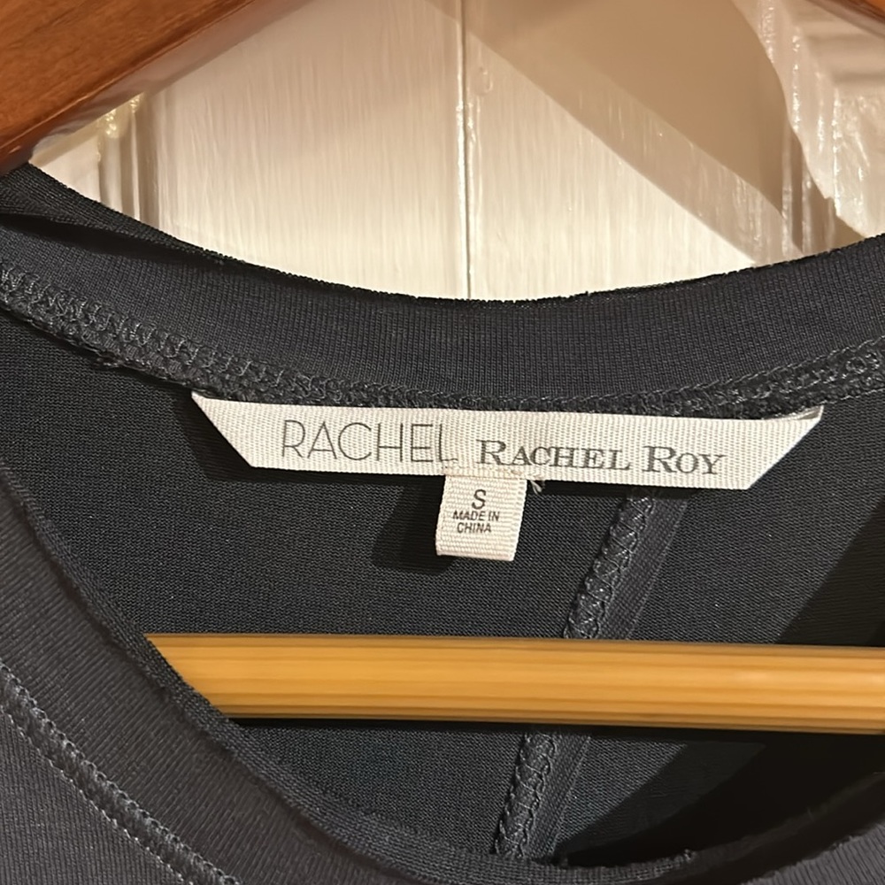 RACHEL Rachel Roy Charcoal Gray Tank Dress Open Twist Back - Picture 4 of 8